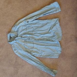 Express, Medium denim button down shirt